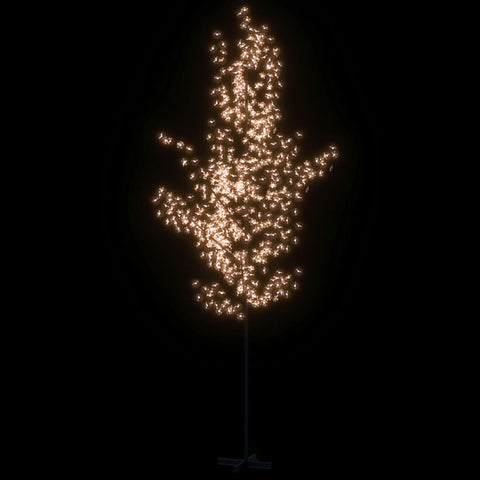 LED-Baum mit Kirschblüten Warmweiß 672 LEDs 400 cm