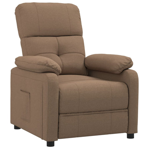 vidaXL Relaxsessel Braun Stoff