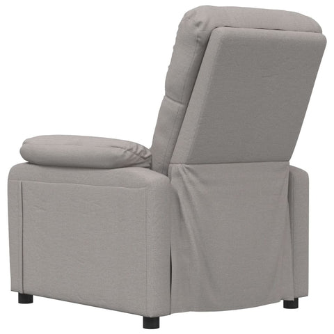 vidaXL Relaxsessel Taupe Stoff