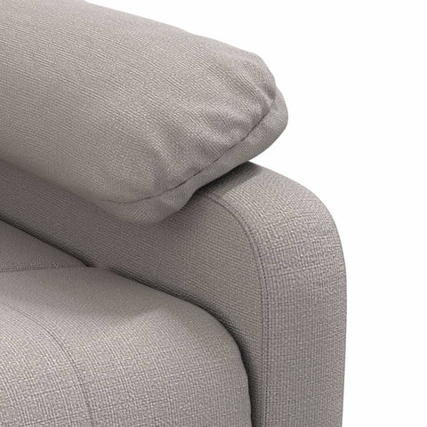 vidaXL Relaxsessel Taupe Stoff