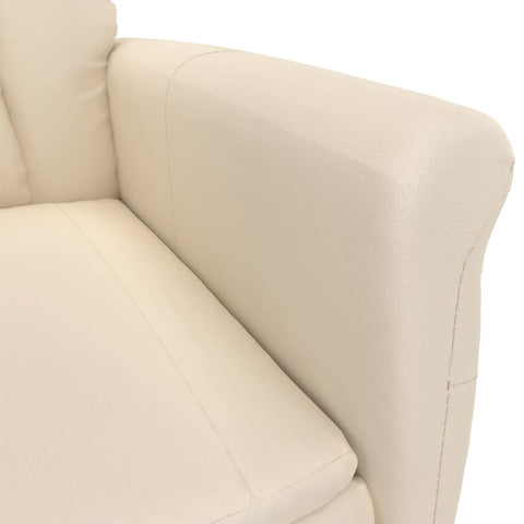 vidaXL Relaxsessel Beige Mikrofasergewebe