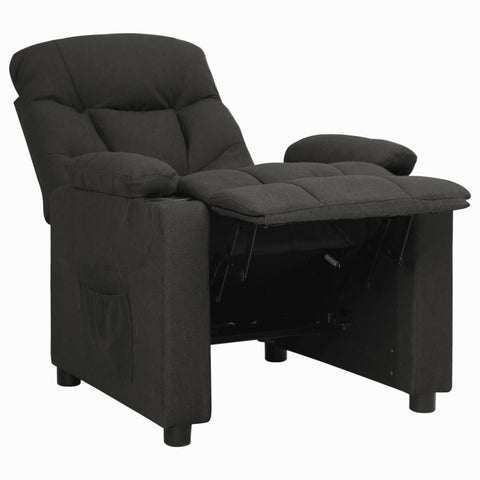 vidaXL Relaxsessel Schwarz Stoff