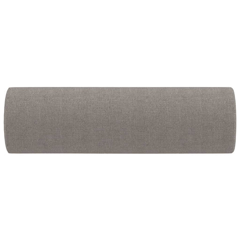 Zierkissen 2 Stk. Taupe Ø15x50 cm Stoff