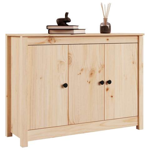 vidaXL Sideboard 100x35x74 cm Massivholz Kiefer