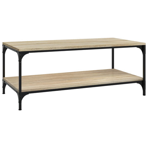 vidaXL Couchtisch Sonoma-Eiche 80x50x40 cm Holzwerkstoff