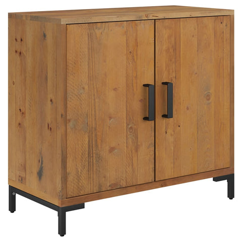 Sideboard Braun 75x35x70 cm Massivholz Kiefer