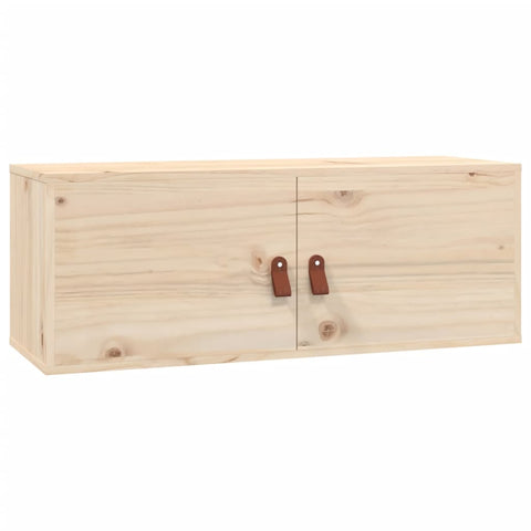 vidaXL Wandschrank 80x30x30 cm Massivholz Kiefer