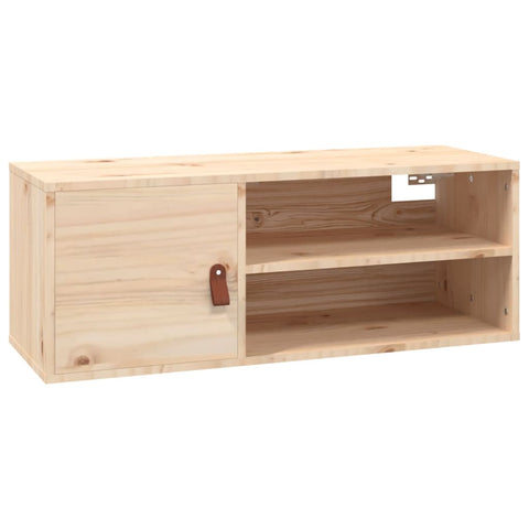 vidaXL Wandschrank 80x30x30 cm Massivholz Kiefer