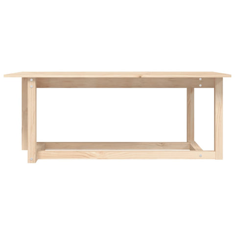 vidaXL Couchtisch 110x55x45 cm Massivholz Kiefer