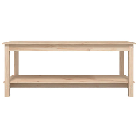 vidaXL Couchtisch 110x55x45 cm Massivholz Kiefer