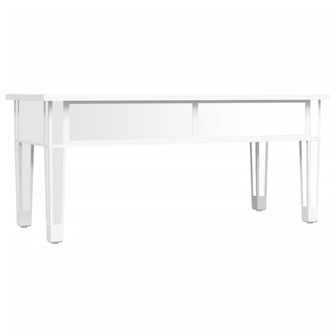 vidaXL Spiegel-Couchtisch 106x45x45 cm Holzwerkstoff und Glas