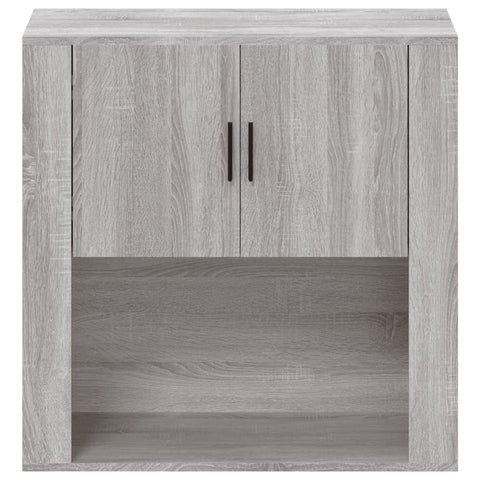 vidaXL Wandschrank Grau Sonoma 80x33x80 cm Holzwerkstoff