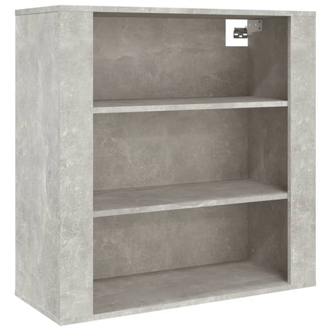 vidaXL Wandschrank Betongrau 80x33x80 cm Holzwerkstoff