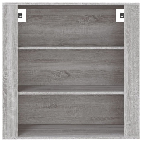 vidaXL Wandschrank Grau Sonoma 80x33x80 cm Holzwerkstoff