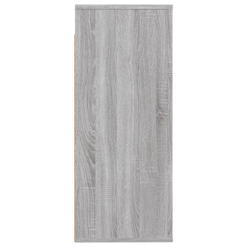 vidaXL Wandschrank Grau Sonoma 80x33x80 cm Holzwerkstoff