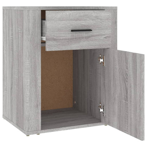 vidaXL Nachttisch Grau Sonoma 50x36x60 cm Holzwerkstoff