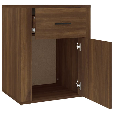 vidaXL Nachttisch Braun Eichen-Optik 50x36x60 cm Holzwerkstoff