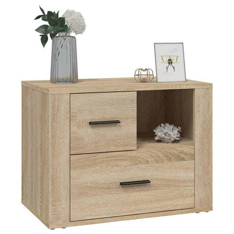 vidaXL Nachttisch Sonoma-Eiche 60x36x45 cm Holzwerkstoff