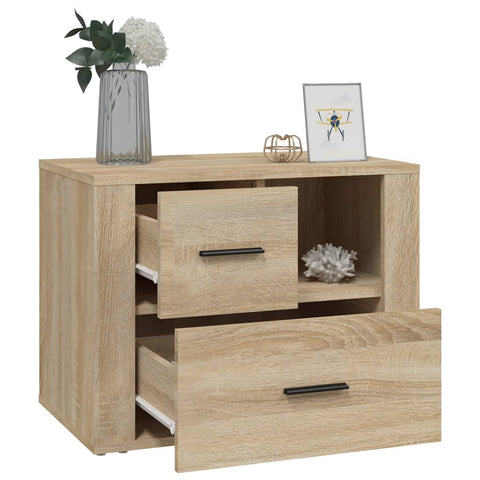 vidaXL Nachttisch Sonoma-Eiche 60x36x45 cm Holzwerkstoff