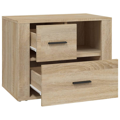 vidaXL Nachttisch Sonoma-Eiche 60x36x45 cm Holzwerkstoff