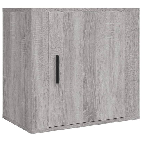 vidaXL Wand-Nachttische 2 Stk. Grau Sonoma 50x30x47 cm