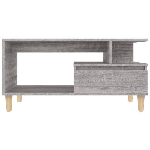 vidaXL Couchtisch Grau Sonoma 90x49x45 cm Holzwerkstoff