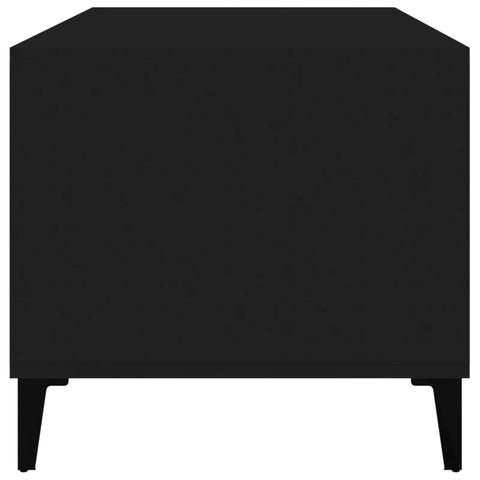 vidaXL Couchtisch Schwarz 90x49x45 cm Holzwerkstoff