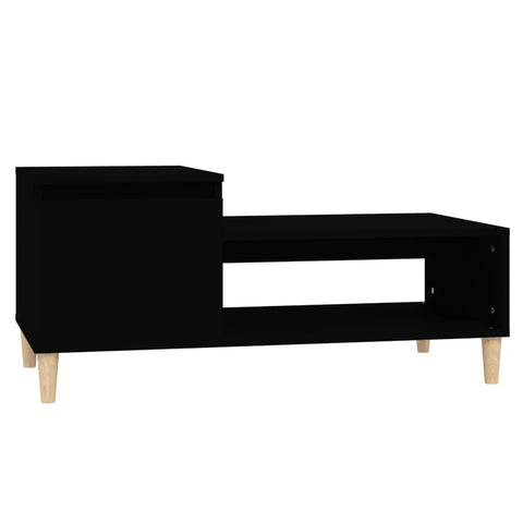 vidaXL Couchtisch Schwarz 100x50x45 cm Holzwerkstoff