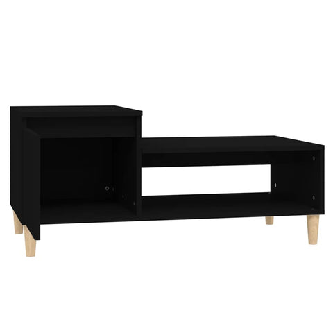 vidaXL Couchtisch Schwarz 100x50x45 cm Holzwerkstoff