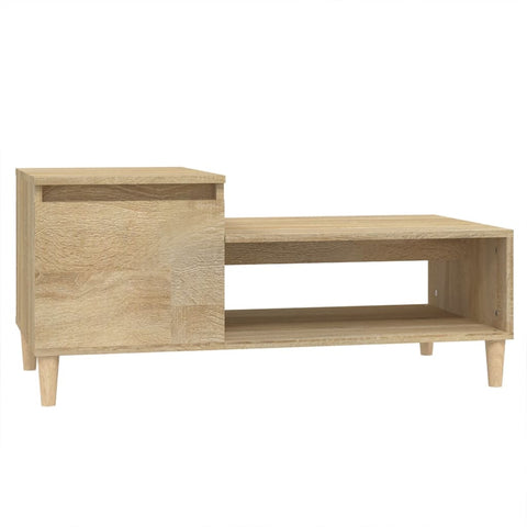 vidaXL Couchtisch Sonoma-Eiche 100x50x45 cm Holzwerkstoff