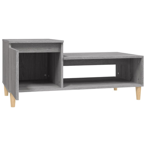 vidaXL Couchtisch Grau Sonoma 100x50x45 cm Holzwerkstoff