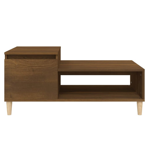 vidaXL Couchtisch Braun Eichen-Optik 100x50x45 cm Holzwerkstoff