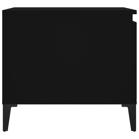 vidaXL Couchtisch Schwarz 100x50x45 cm Holzwerkstoff