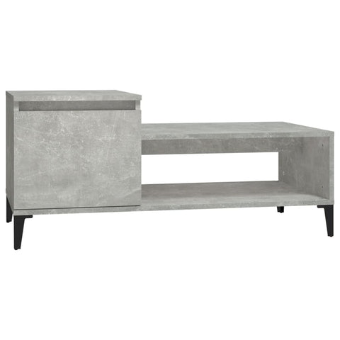 vidaXL Couchtisch Betongrau 100x50x45 cm Holzwerkstoff