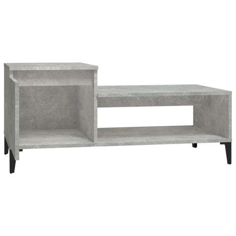 vidaXL Couchtisch Betongrau 100x50x45 cm Holzwerkstoff