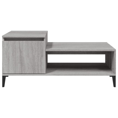 vidaXL Couchtisch Grau Sonoma 100x50x45 cm Holzwerkstoff