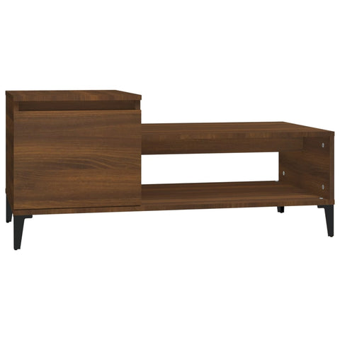 vidaXL Couchtisch Braun Eichen-Optik 100x50x45 cm Holzwerkstoff