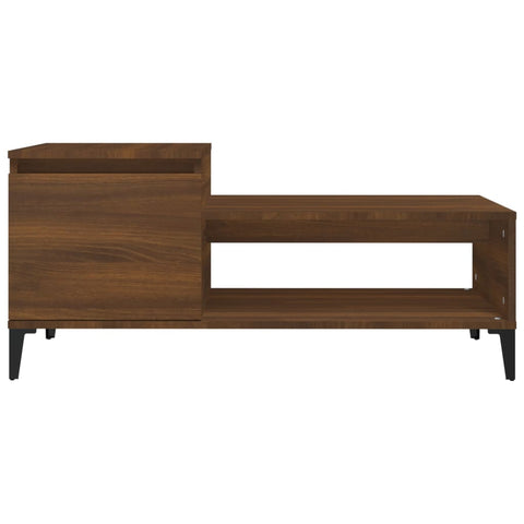 vidaXL Couchtisch Braun Eichen-Optik 100x50x45 cm Holzwerkstoff