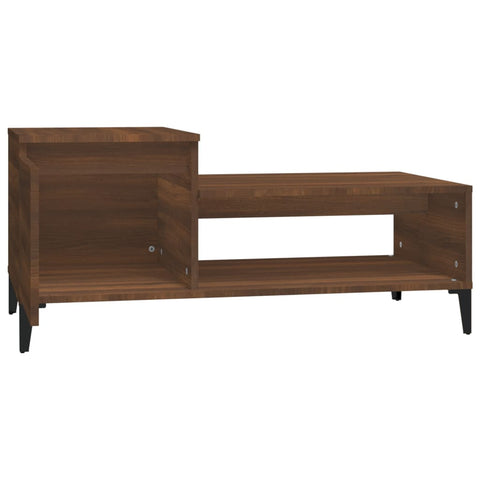 vidaXL Couchtisch Braun Eichen-Optik 100x50x45 cm Holzwerkstoff