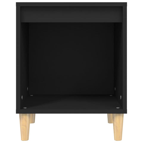 vidaXL Nachttisch Schwarz 40x35x50 cm Holzwerkstoff