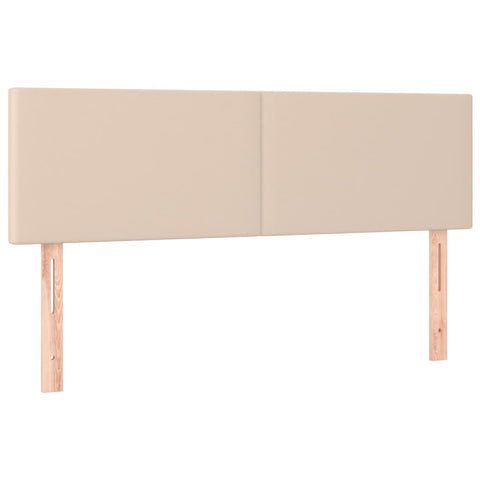 vidaXL Boxspringbett Matratze Cappuccino-Braun 140x200cm Kunstleder