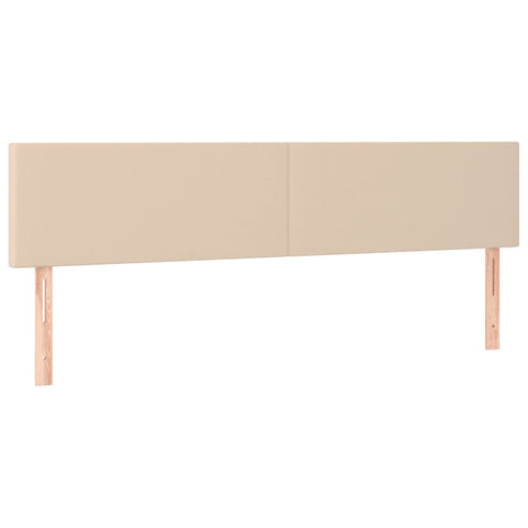 vidaXL Boxspringbett Matratze Cappuccino-Braun 200x200cm Kunstleder