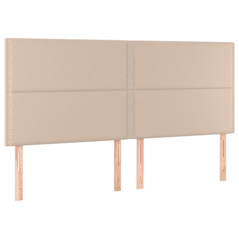 Boxspringbett mit Matratze & LED Cappuccino-Braun 180x200cm