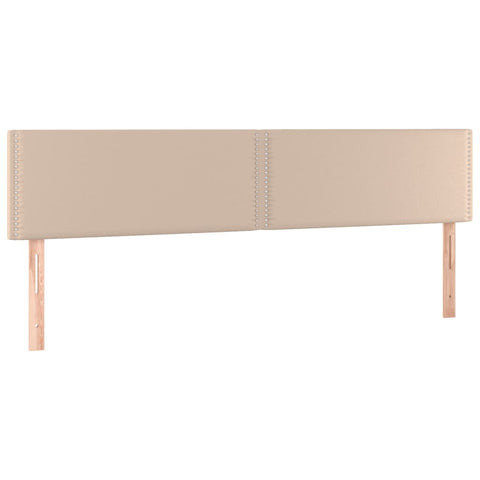 vidaXL Boxspringbett Matratze Cappuccino-Braun 200x200cm Kunstleder