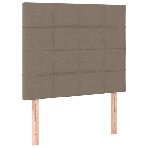 Bettgestell ohne Matratze Taupe 90x190 cm Stoff