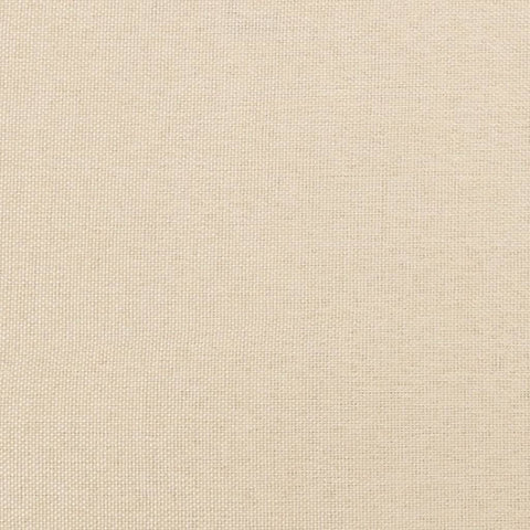 Bettgestell ohne Matratze Creme 120x200 cm Stoff