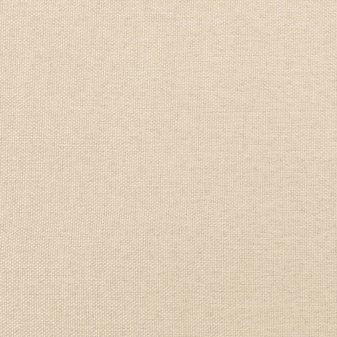 Bettgestell ohne Matratze Creme 140x190 cm Stoff