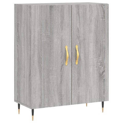 vidaXL Highboard Grau Sonoma 69,5x34x180 cm Holzwerkstoff