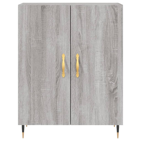 vidaXL Highboard Grau Sonoma 69,5x34x180 cm Holzwerkstoff