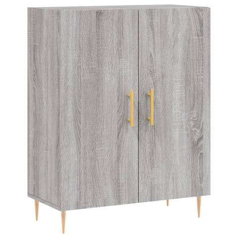 vidaXL Highboard Grau Sonoma 69,5x34x180 cm Holzwerkstoff